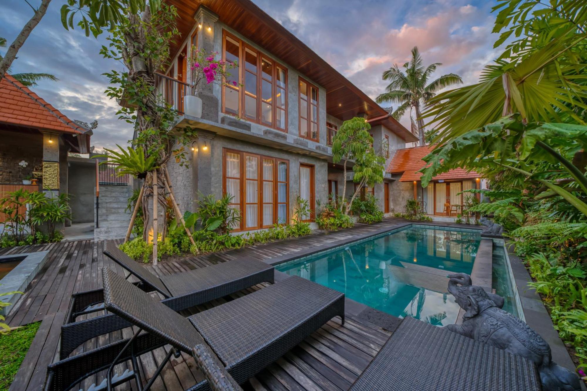 Akasha Villa Ubud エクステリア 写真